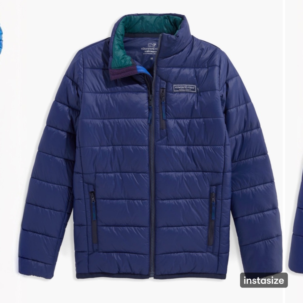 Vineyard Vines Kids Mountain Weekend Puffer Jacket